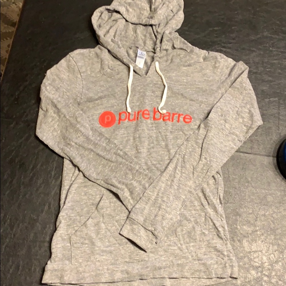 Gently worn, light weight Pure Barre hoodie